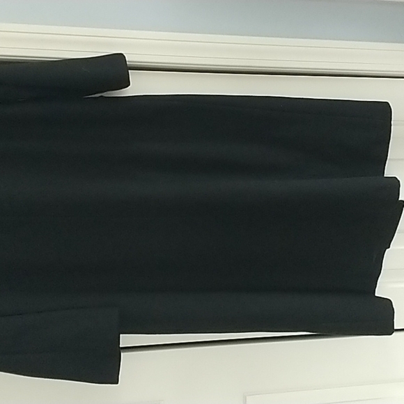 Russell Scott Vintage Black Maxi Dress Coat with Embroidery - Picture 8 of 11